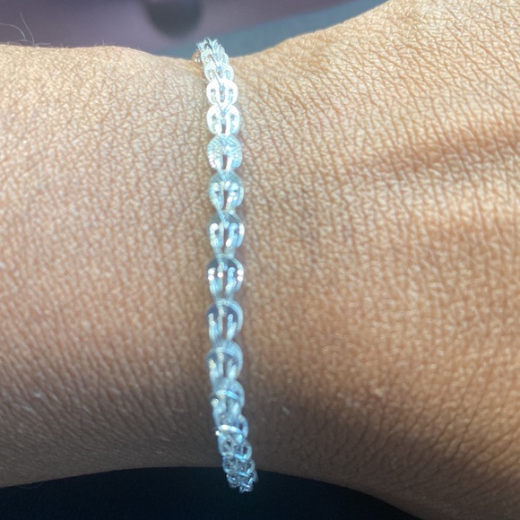 925 Sterling Silver Phoenix Tail Bracelet - Picture 5 of 6